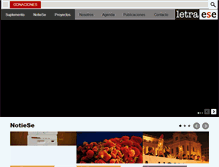 Tablet Screenshot of letraese.org.mx